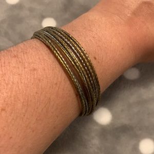 Gold and Silver Bracelet